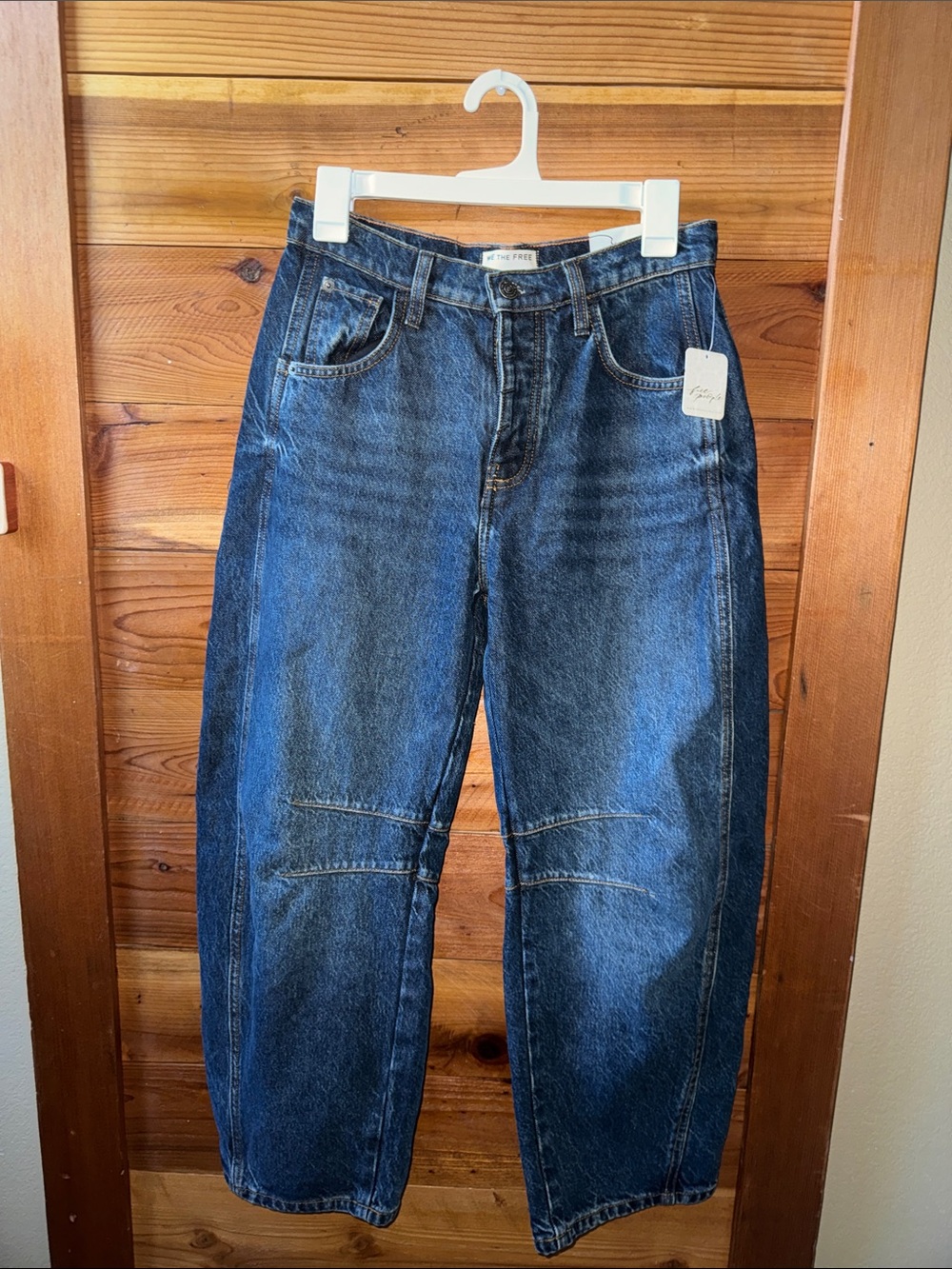 Free People Relaxed Dark Blue Men's Jeans